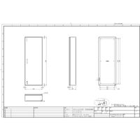 内外電機 制御盤キャビネット CRFZ145020WC 1個（直送品）