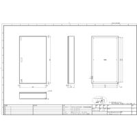 内外電機 制御盤キャビネット CRFZ148020WC 1個（直送品）