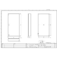 内外電機 制御盤キャビネット CRFZ168020WC 1個（直送品）