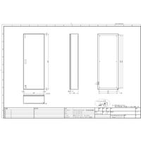 内外電機 制御盤キャビネット CRFZ166025SC 1個（直送品）