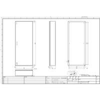 内外電機 制御盤キャビネット CRFZ187025SC 1個（直送品）