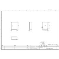 内外電機 制御盤キャビネット CRFZ504020WK 1個（直送品）