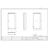 内外電機 制御盤キャビネット CRHZ136020WC 1個（直送品）