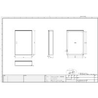 内外電機 制御盤キャビネット CRHZ107020WC 1個（直送品）