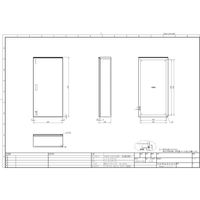 内外電機 制御盤キャビネット CRHZ126025WC 1個（直送品）