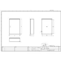 内外電機 制御盤キャビネット CRHZ107025WC 1個（直送品）