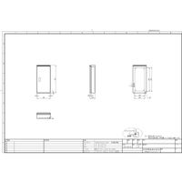 内外電機 制御盤キャビネット CRHZ603012SC 1個（直送品）