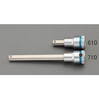 エスコ 1/2”DR/5x140mm[INHEX]ビットソケット(ホールド機能) EA617AM-705 1セット(3個)（直送品）