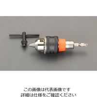 エスコ（esco） 1.5-10mm ドリルチャック（ビット交換式） 1セット（2個） EA801-21（直送品）