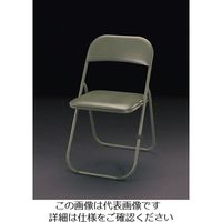 エスコ 455x495x785mm 折畳み椅子(OD色) EA956XE-37 1脚（直送品