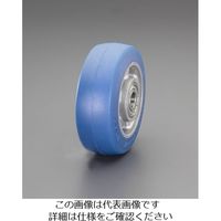 エスコ 150x54mm 車輪(ポリウレタンタイヤ・アルミリム) EA986MN-3 1個（直送品）