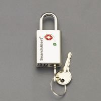 エスコ 33mm パドロック(シルバー) EA983S-82 1セット(3個)（直送品）