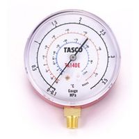 イチネンTASCO 普通型圧力計 R134a・R404A高精度圧力計 検査合格証明書付 TA140E 1セット（2個）（直送品）