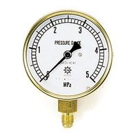 イチネンTASCO 普通型圧力計 5.0MPa1/4F75φゲージ