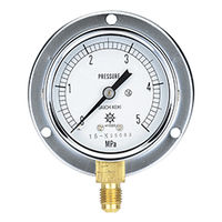イチネンTASCO 普通型圧力計 5.0MPa1/4F60φゲージ