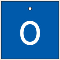 トーアン バルブ表示V6 0 青 55×55 03ー253 1セット(10枚)（直送品）