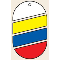 トーアン バルブ表示VT 大 白無地 70×47 03ー453 1セット(10枚)（直送品）