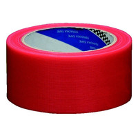 トーアン Pカットテープ（養生テープ） 赤 50ミリ 25m巻 43-028 1セット（10巻）（直送品）