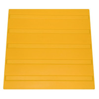 トーアン 点字タイル 400×400 進め ゴム製 55ー304 1セット(2枚)（直送品）