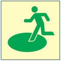 トーアン 広域避難場所 シンボル31 300×300 63ー047 1枚（直送品）