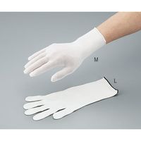マックス クリーンルーム用インナー手袋 クリーンパック L ロング 10双入 MX386-CP 1袋(10双) 3-5499-02（直送品）