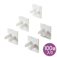 サンワサプライ コンセント安全キャップ 抜け止め専用 TAP-CAP2P100L 1パック(100個入)