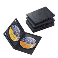 エレコム（ELECOM） DVDトールケース 両面収納 5枚パック ブラック CCD-DVD05BK 1個