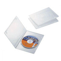 エレコム（ELECOM） DVDスリムトールケース 3枚パック クリア CCD-DVDS01CR 1個（直送品）