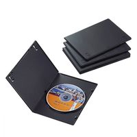 エレコム ＤＶＤスリムトールケース　５枚パック　ブラック CCD-DVDS02BK 1個