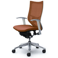 CP85BZ FEF8 |オカムラ バロン チェア ハイバック ランバーサポート 可動肘 背スタンダード・座クッション ポリッシュ×ホワイト ブラウ （直送品）