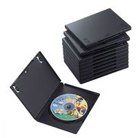 エレコム ＤＶＤトールケース　１０枚パック　ブラック CCD-DVD03BK 1個