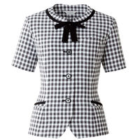 アイトス Pieds オーバーブラウス ホワイト 17号 HCL5910-001 1着（直送品）