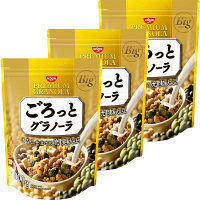 日清シスコ　ごろっとグラノーラ　きなこ仕立ての充実大豆　500ｇ　1セット（3袋）