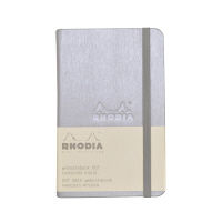 RHODIA（ロディア） ウェブノートブック ドット A5 シルバー cf118767（直送品）