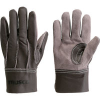 トラスコ中山 TRUSCO 牛本革製手袋 ブラウン L TKBR-L 1双 788-7191（直送品）