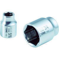TONE SUSソケット 1/4インチ S3SB-08 1個 781-2256（直送品）