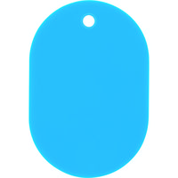 オープン工業 OP 荷札 番号札 小 無地 空 (25枚入) BF-41-LBU 1箱(25枚) 791-9743（直送品）