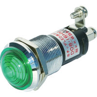 サカズメ ランプ交換型超高輝度LED表示灯（AC200V接続） 緑 Φ16 DO8-16HMJ-AC200V-G/G 788-5857（直送品）