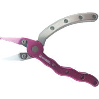 カハラジャパン KAHARA 4.5inchアルミプライヤー ストロベリー/シルバー AP45-STSL 1丁(1本) 818-4334（直送品）