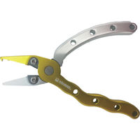 カハラジャパン KAHARA 4.5inchアルミプライヤー レモン/シルバー AP45-RESL 1丁(1本) 818-4335（直送品）