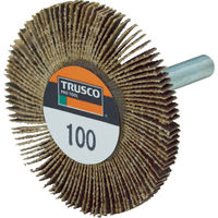 トラスコ中山 TRUSCO 薄型フラップホイール 50X5X6 #100 5個入 UF5005-100 1箱(5本) 793-3576（直送品）