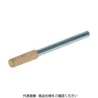 トラスコ中山 TRUSCO ステンチタン焼入鋼用超高耐久ゴム軸付砥石Φ10幅20軸3 #80 LCH810C 1パック(10本)（直送品）
