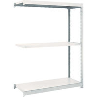 TRUSCO スチールラック M1.5型軽中量棚 1160X445XH1200 3段連結 ネオグレー M1.5-4443B NG（直送品）