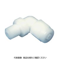 チューブ継手 FUコネクター ハーフエルボ ポリプロピレン(白)(1768ー08) 適用チューブ径8×12mm FHL0812R38PP（直送品）