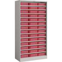 トラスコ中山 TRUSCO コンテナラックケース バンラックケース CF型 TSKー6RX42個付 613CF-SK42R 1台(1個)（直送品）