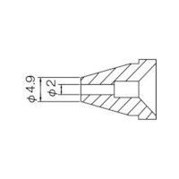 白光 ノズル/2.0mm N60-05 1本(1個) 818-5443（直送品）