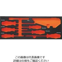 トラスコ中山 TRUSCO EVAフォーム 黒×オレンジ 3段式キャビネット用 TIT62SBKF2 1枚 776-1821（直送品）