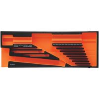 トラスコ中山 TRUSCO EVAフォーム 黒×オレンジ 3段式キャビネット用 TIT62SBKF3 1枚 776-1830（直送品）