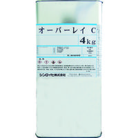 シンロイヒ オーバーレイC 4kg クリヤー 2000BW 1缶 818-6498（直送品）