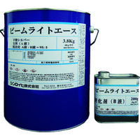 シンロイヒ 反射塗料 ビームライトエース 下塗りシルバー 4kg 2001KG 1缶 818-6506（直送品）